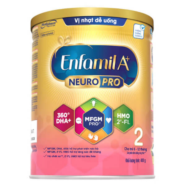 Sữa Enfamil A+ Số 2 400G (6 - 12 Tháng) 2Flex