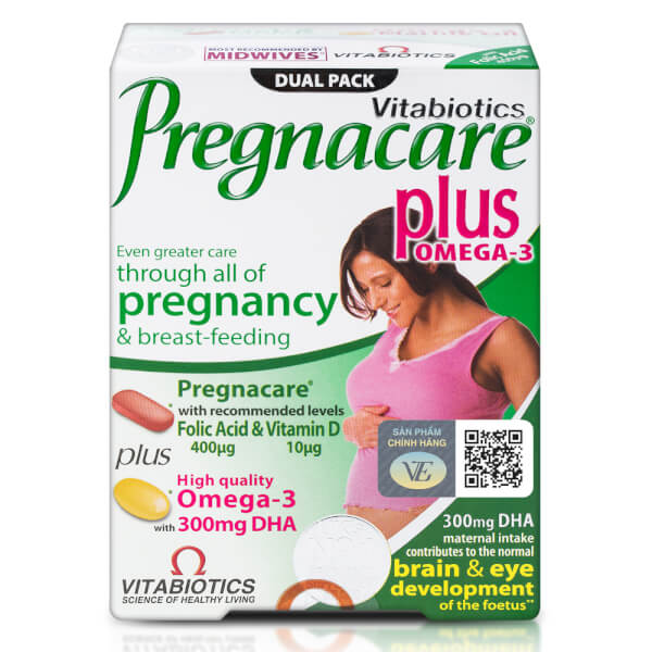 Vitamin Và Khoáng Chất Cho Mẹ Bầu Và Cho Con Bú Pregnacare Plus Omega - 3