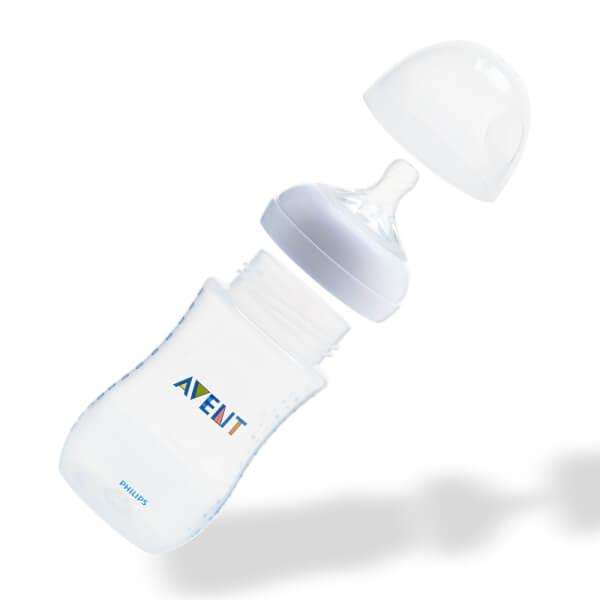 Bình sữa Philips Avent Natural nhựa PP BPA Free cổ rộng mô phỏng tự nhiên 260ml (SCF693/13)