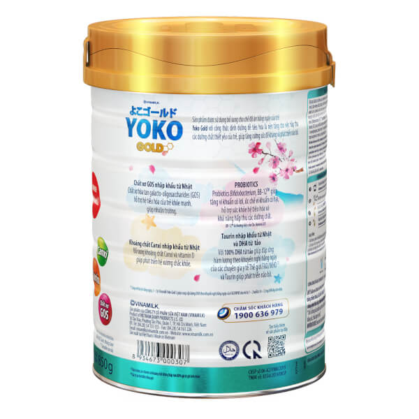 Sữa Vinamilk Yoko Gold 2 850g (1-2 tuổi)