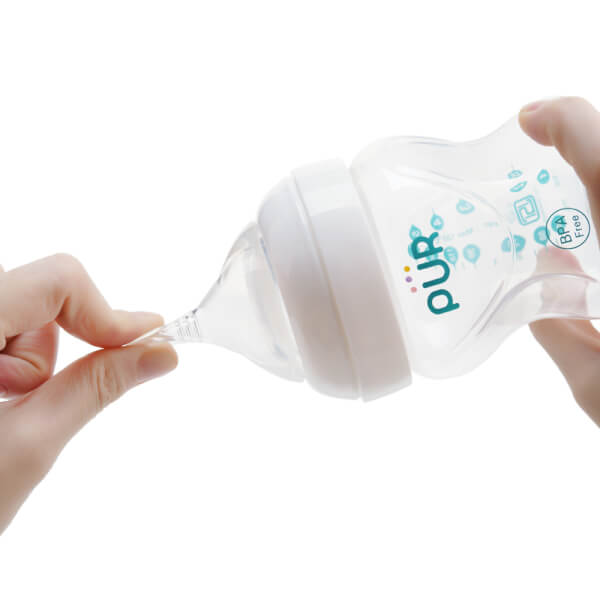 Bình sữa Pur cổ rộng Milk Safe 150ml