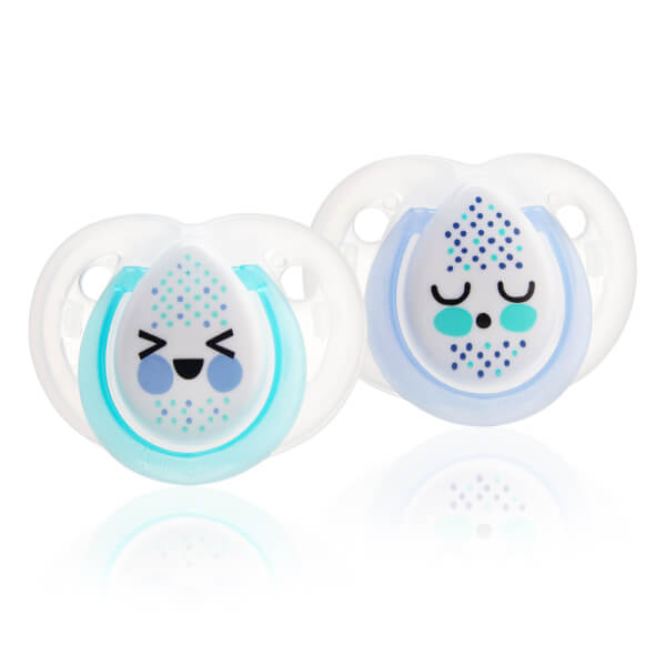 Ty Ngậm Dạ Quang Cho Bé Tommee Tippee Night Time 0 - 6 Tháng (Vỉ Đôi)