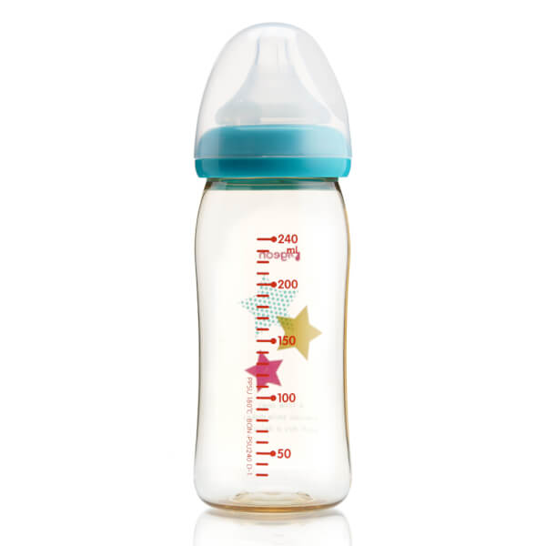 Combo 2 Bình sữa Pigeon nhựa PPSU Plus ngôi sao(240ml)