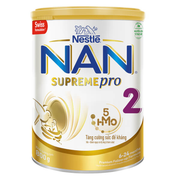 Sữa Nan Supreme Pro Số 2 800G (6 - 24 Tháng)