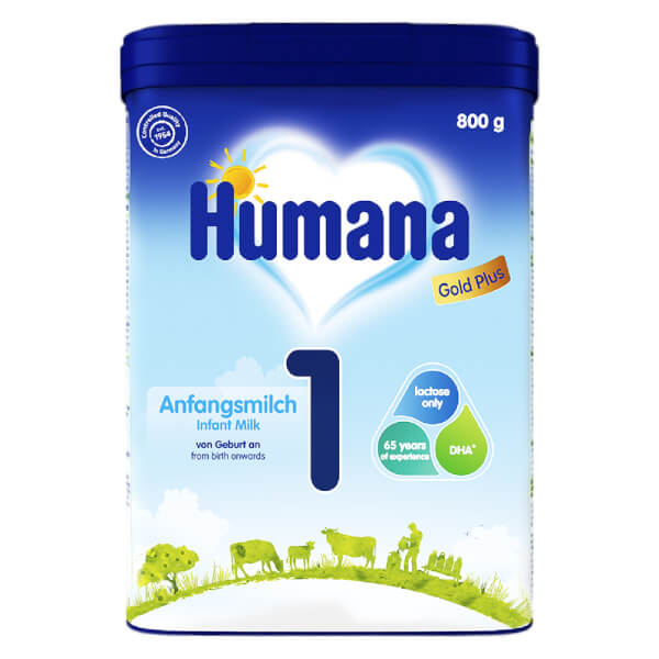 Sữa Humana Gold Plus 1 800G (0 - 6 Tháng)