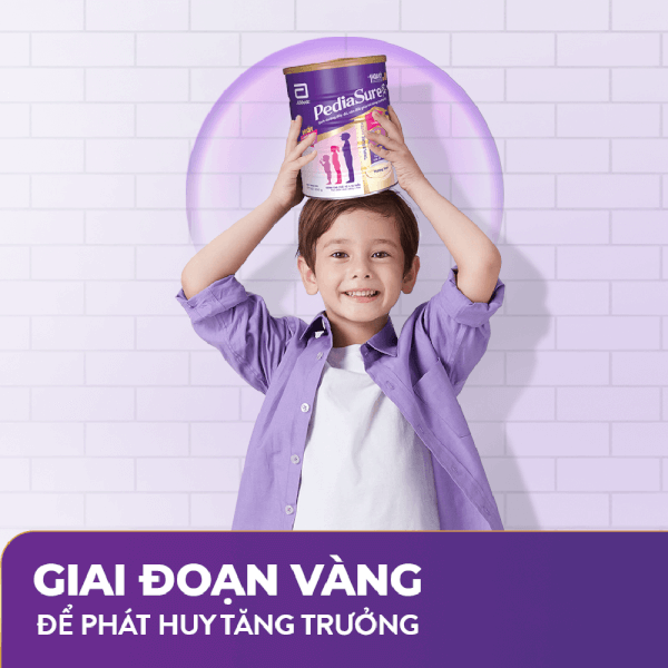 Combo 2 Thực phẩm dinh dưỡng y học cho trẻ 1-10 tuổi: Pediasure vani 1.6kg