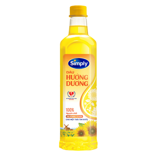 Dầu Hướng Dương Nhãn Hiệu Simply 1L