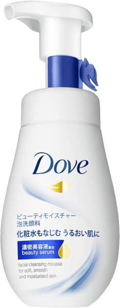 Bọt Rửa Mặt Dove Tinh Chất Serum Cấp Ẩm, Mềm Mượt Da 160ml