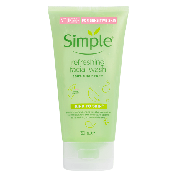 Sữa Rửa Mặt Simple Refreshing Facial Wash Dành Cho Mọi Loại Da 150Ml