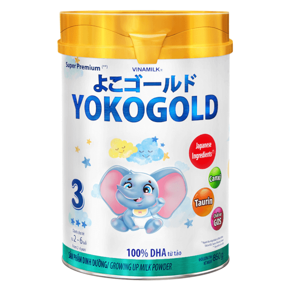 Sữa Vinamilk Yoko Gold 3 850G (2 - 6 Tuổi)