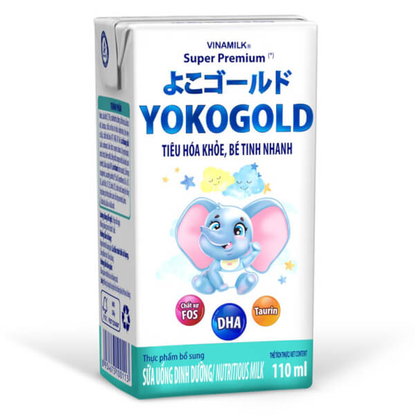 Combo 3 thùng sữa uống dinh dưỡng Vinamilk Yoko Gold 110ml (Lốc 4 hộp)	