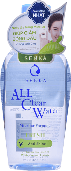 Nước Tẩy Trang Senka Ngừa Mụn, Kiểm Soát Nhờn 230ml