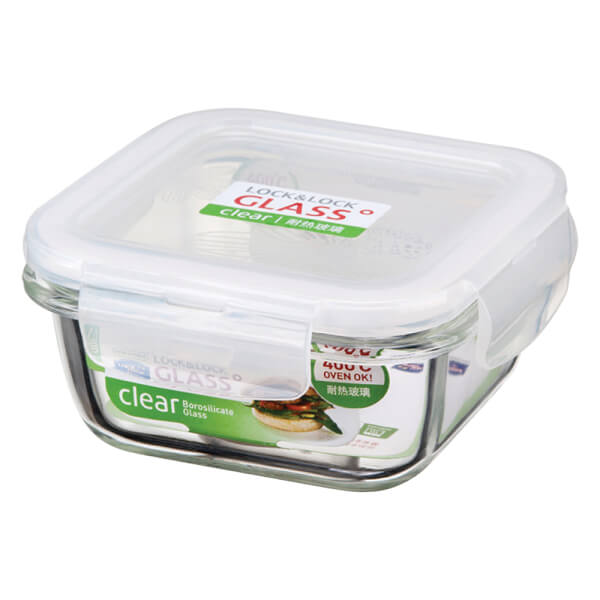 Hộp Thủy Tinh Clear Square 300Ml