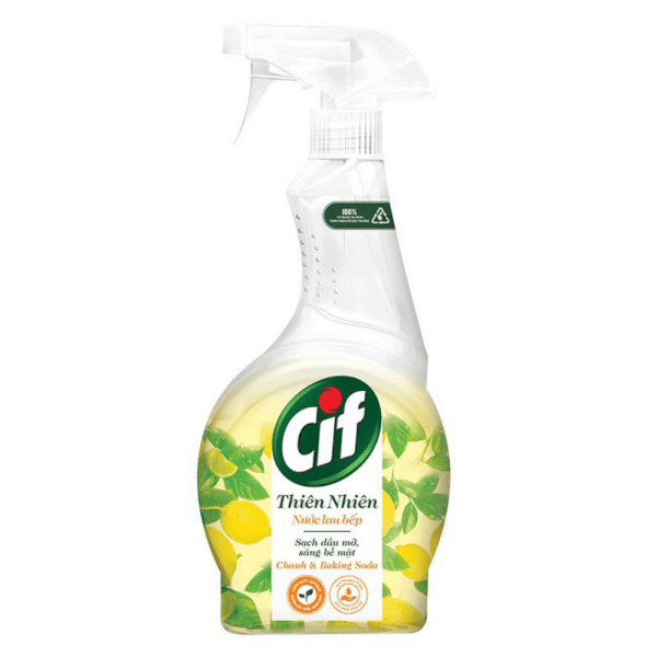 Xịt Lau Bếp Thiên Nhiên Cif (500Ml)