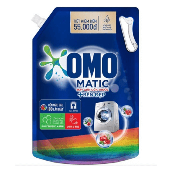 Nước Giặt Omo Matic Bền Đẹp Cửa Trước 3.6Kg