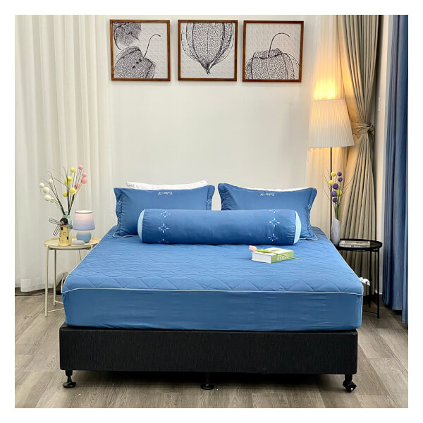 Bộ Ga Chun Chần K - Bedding Micro Tencel 160*200Cm