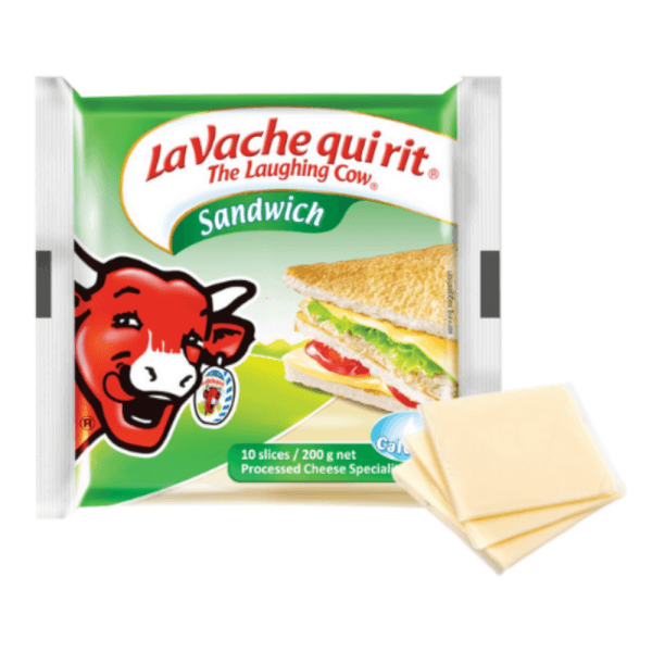 Phô Mai Lát Con Bò Cười Sandwich (200G)