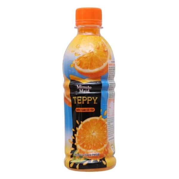 Nước Cam Có Tép Teppy 327Ml