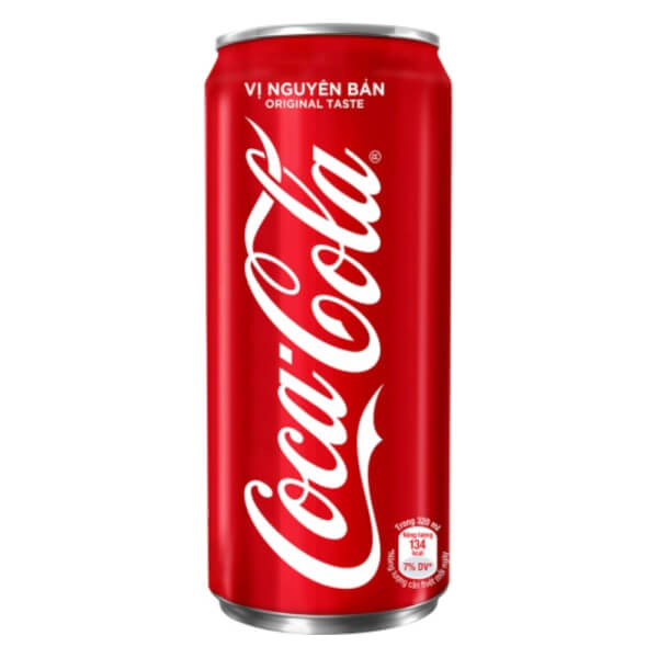 Nước Giải Khát Coca - Cola Vị Nguyên Bản Lon 320Ml