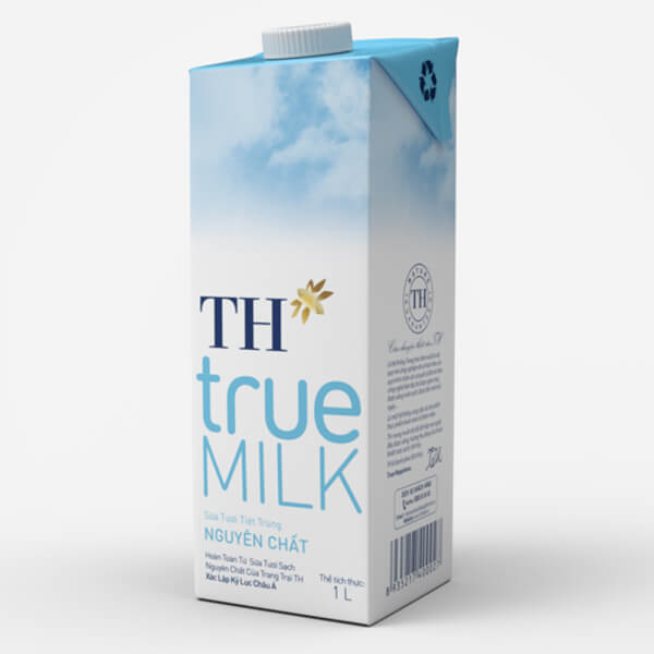 Hộp Sữa Tươi Tiệt Trùng Nguyên Chất Th True Milk 1L