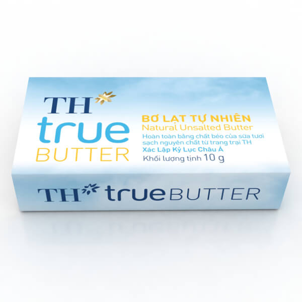 Bơ Lạt Tự Nhiên Th True Butter (10Goix10G)X40