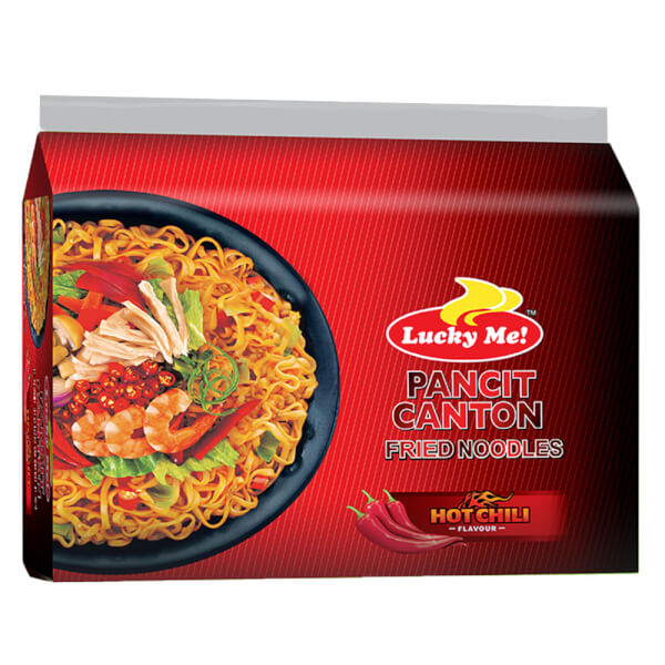 Lốc 6 Gói Mì Xào Pancit Canton Hương Vị Cay Lucky Me 60G