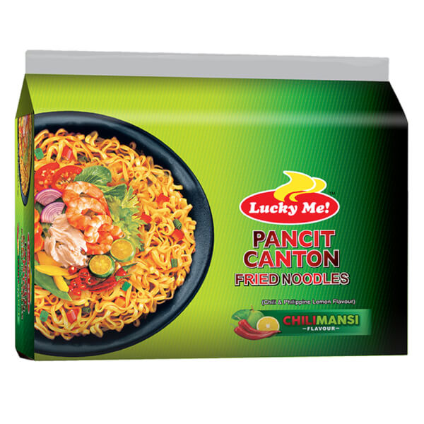 Lốc 6 Gói Mì Xào Pancit Canton Hương Vị Chua Cay Chilimansi Lucky Me 60G