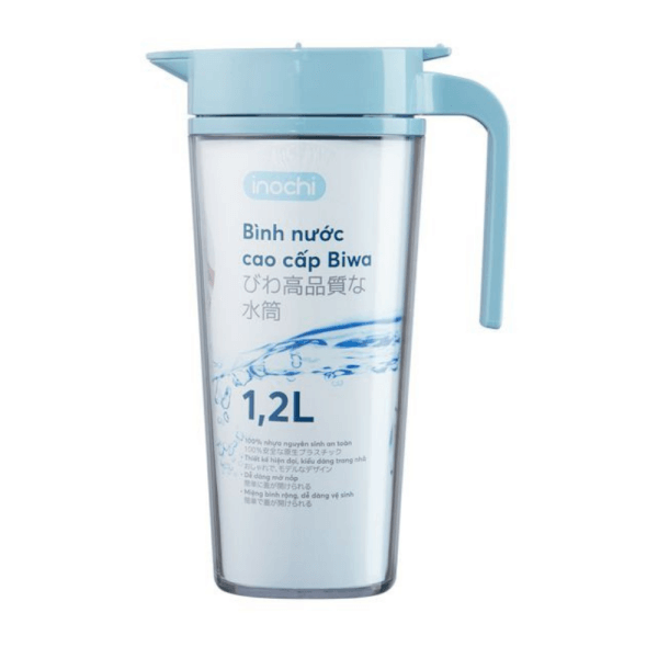 Bình Nước Cao Cấp Biwa 1.6L (Inc, Xanh Nhạt)