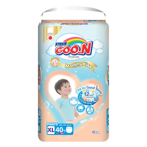 Tã Quần Goo.n Mommy Kiss (Xl, 12Kg - 17Kg, 40 Miếng)