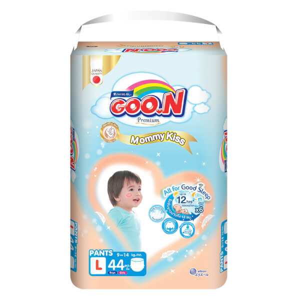 Tã Quần Goo.n Mommy Kiss (L, 9Kg - 14Kg, 44 Miếng)