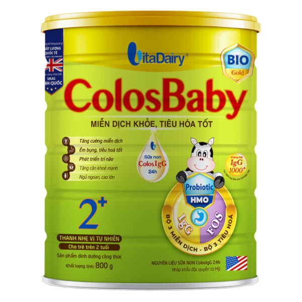 Sữa Colosbaby Bio Gold 2+ 800G (Từ 2 Tuổi)