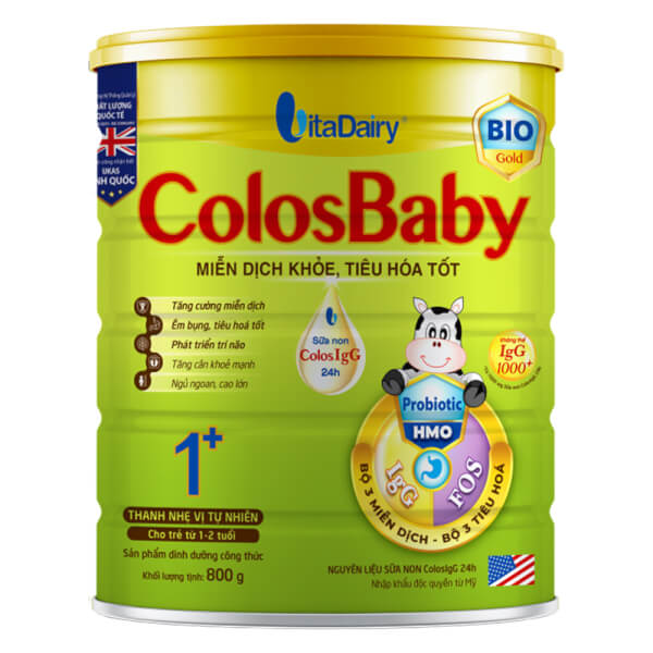 Sữa Colosbaby Bio Gold 1+ 800G (1 - 2 Tuổi)