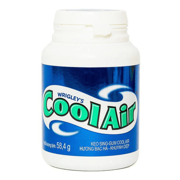 Kẹo Cao Su Ca Menthol Eucalyptus Hũ 58, 4G