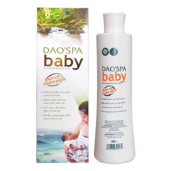 Nước Tắm Gội Thảo Dược Trẻ Em Dao'spa Baby (300Ml)