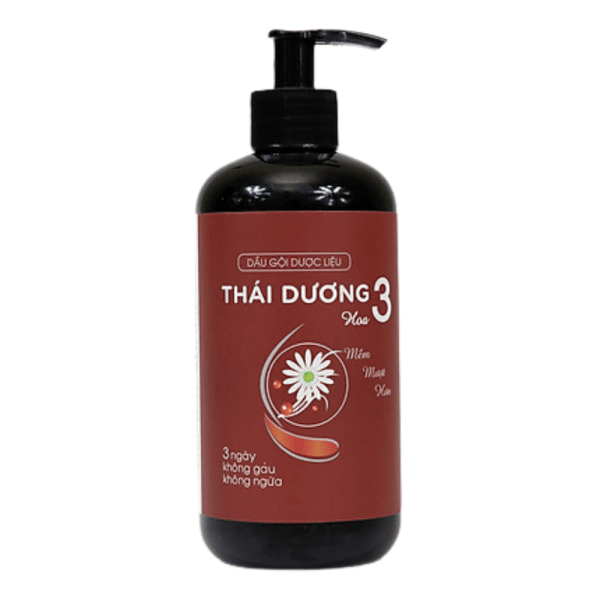 Dầu Gội Dược Liệu Thái Dương 3 Hương Hoa 480Ml