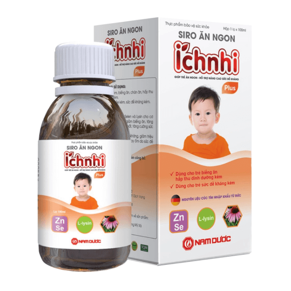 Siro Giúp Bé Ăn Ngon Ích Nhi Plus 100Ml