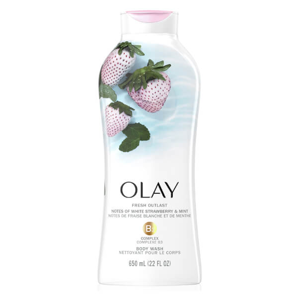 Sữa Tắm Olay Body Wash Fresh Outlast White Strawberry 650Ml