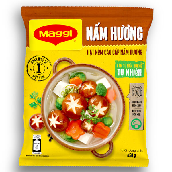 Hạt Nêm Vị Nấm Hương Maggi (Gói 450G)