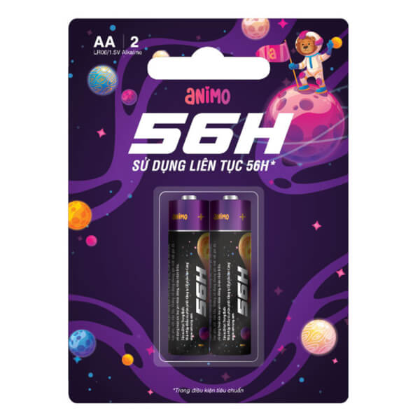 Combo 3 Vỉ 2 pin AAA 56h Animo (BP2-AAA)