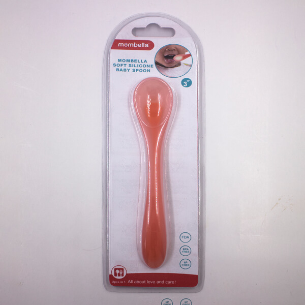 Muỗng silicone Mombella (Hồng)