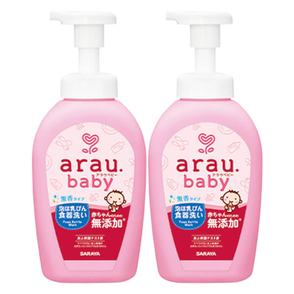 Combo 2 Nước Rửa Bình Arau Baby Bình 500Ml