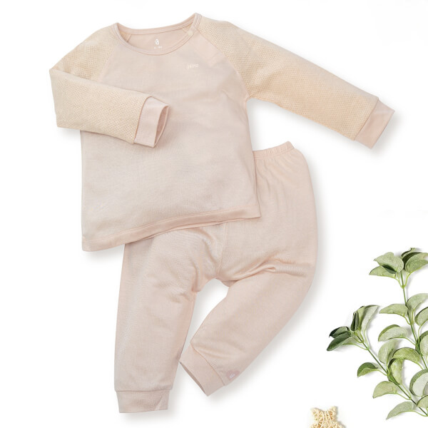 Bộ Sơ Sinh Tính Năng Dài, Vải Lưới Animo I0322025 (9 - 24M, Beige)