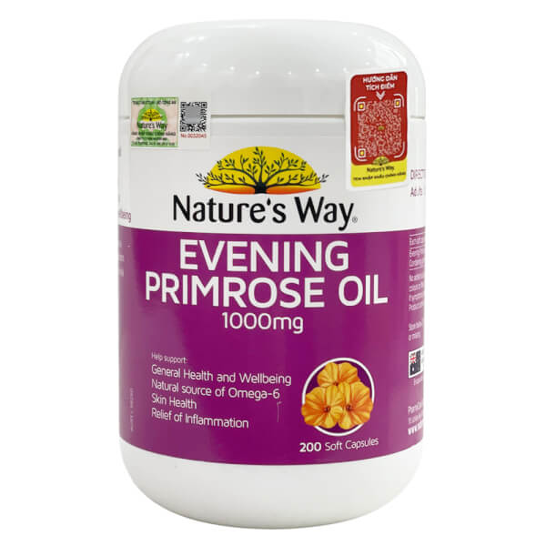 Nature's Way Evening Primrose Oil 1000Mg 200V