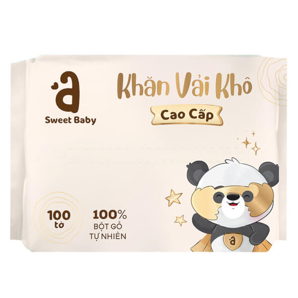 Khăn Vải Khô Đa Năng Animo - 100 Tờ