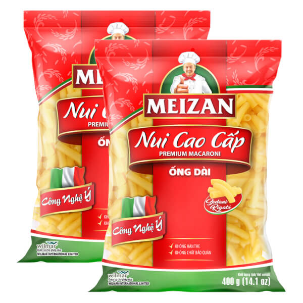 Combo 2 Nui Cao Cấp Meizan 400G X 12 Gói