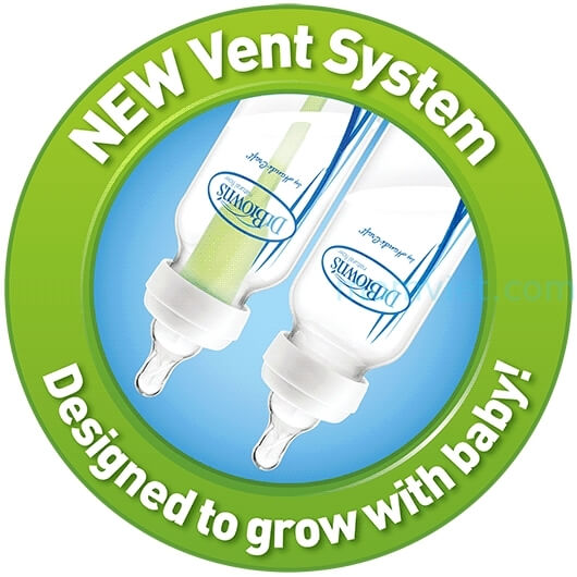 Bình sữa Dr Brown's Options nhựa PP BPA Free cổ hẹp 250ml