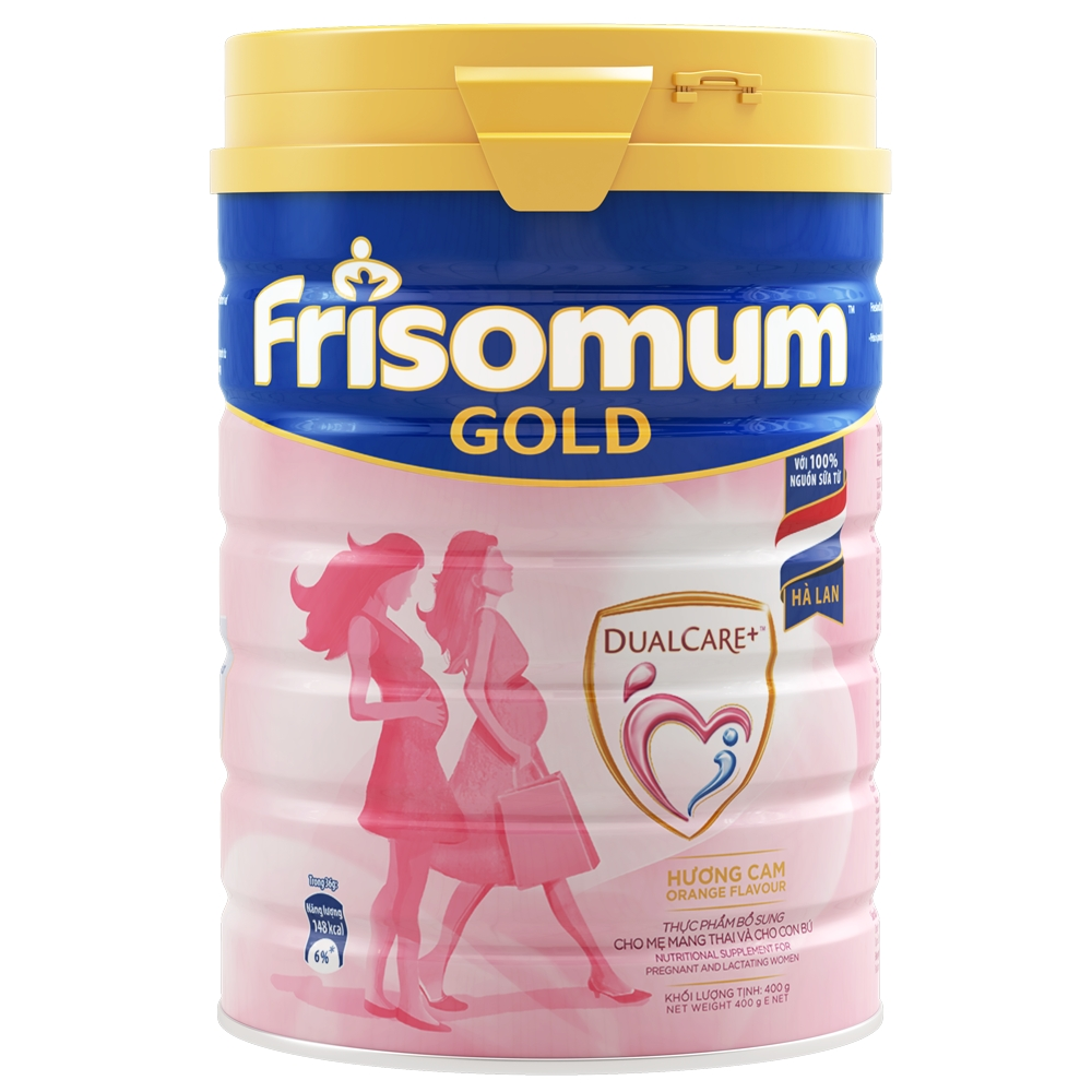    Sữa bầu Friso Mum Gold 400g hương cam (Nguồn: Concung.com)