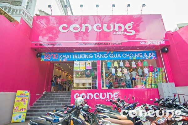 Kết quả hình ảnh cho Shop mẹ và bé Concung